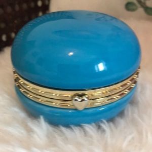 Beautiful turquoise Trinket Box